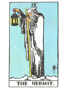 The Hermit tarot card